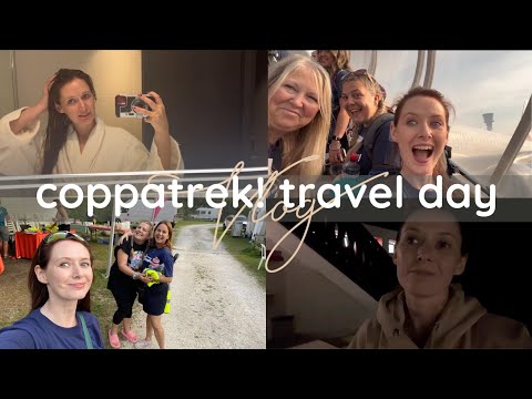 CoppaTrek! Tour Du Mont Blanc Vlog | TRAVEL DAY! | Flying from Heathrow Airport | Arriving to Camp