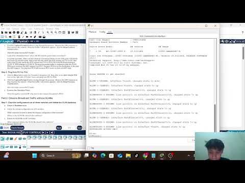 3.2.8 Packet Tracer - Investigate a VLAN Implementation