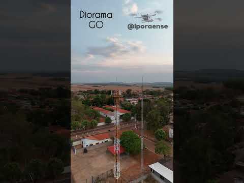 DIORAMA GOIÁS, PROJETO VISÃO AÉREA - FIM DO DIA COM UM GIRO 360° NA TORRE DE TELECOM.