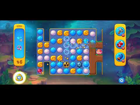 Fishdom level 12251 no boosters フィッシュダム ノーマル