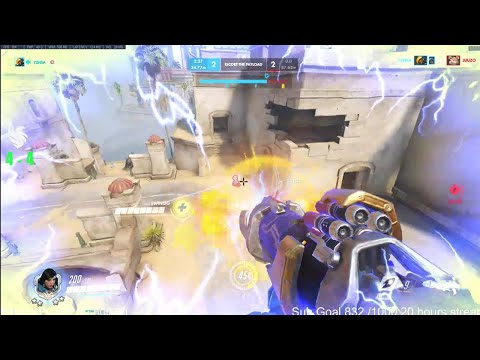 POTG! YZNSA INSANE NANO PHARAH - GAMEPLAY OVERWATCH SEASON 28 TOP 500