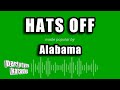 Alabama - Hats Off (Karaoke Version)