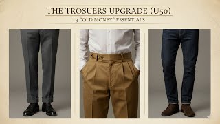 "Trousers" Upgrade: 5 Rules to Hide the Belly & Look Taller (Men Over 50)