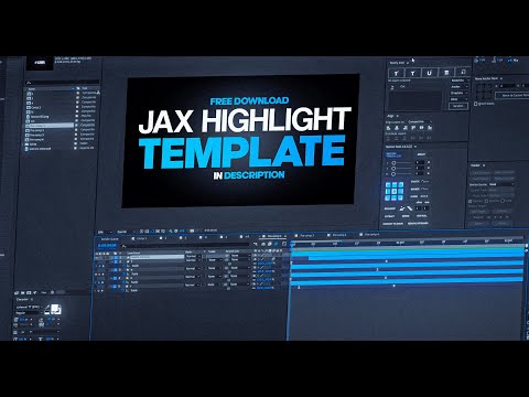 FREE JAX HIGHLIGHT TEMPLATE (LINK IN DESCRIPTION)