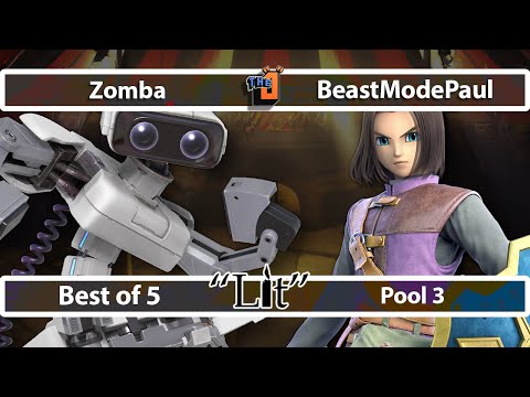 Smash LITvitational - Zomba (ROB) v. NS | BeastModePaul (Sephiroth) - CFL SSBU