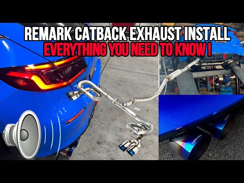 REMARK CATBACK EXHAUST ON MY 2022 HONDA CIVIC SPORT !
