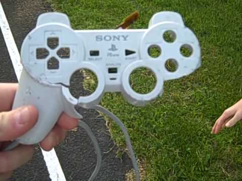 Destruction of a: PSone Controller