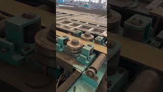 four edges chamfering machine #chamfering #steelstructures #steelbeam #cncmachine