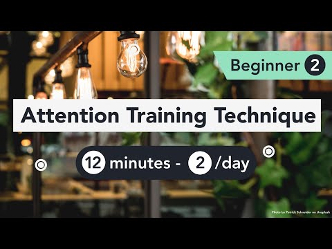 Attention Training Technique (ATT) in Metacognitive Therapy. (Beginner 2)