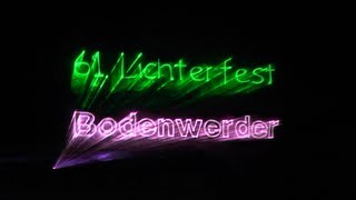preview picture of video 'Die Weser brennt - Lichterfest in Bodenwerder 2013 - Unterwegs in Niedersachsen - EVENT'