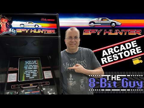 Spy Hunter Arcade Restoration with The 8-Bit Guy