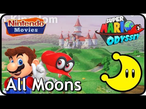 Super Mario Odyssey - Mushroom Kingdom - All Moons/Stars (in order with timestamps)