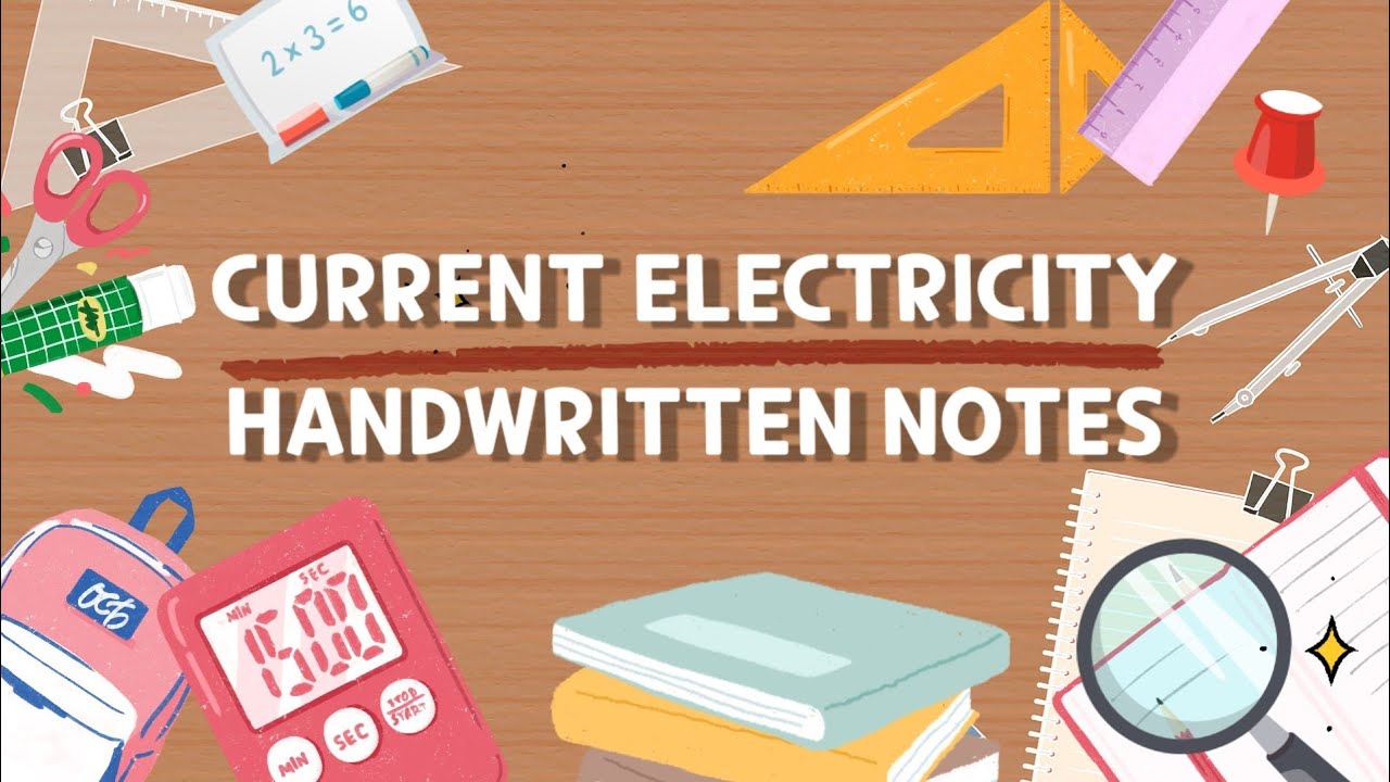 Current electricity notes|| handwritten notes || class 12 || JEE / NEET || Notopedia