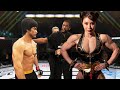 UFC 4 | Bruce Lee vs. Yuan Herong (Girl Bodybuilder) (EA Sports UFC 4)
