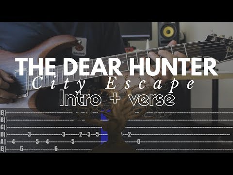 Guitar Study: The Dear Hunter - City Escape [Intro & Verse] + TAB