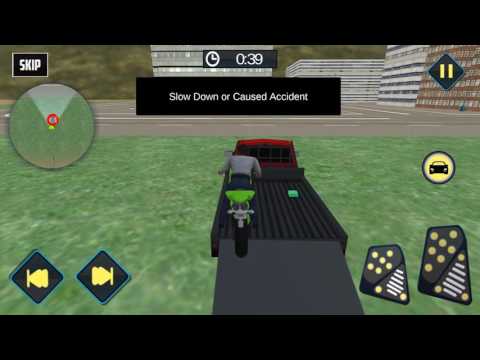 extreme bike transport parking Video