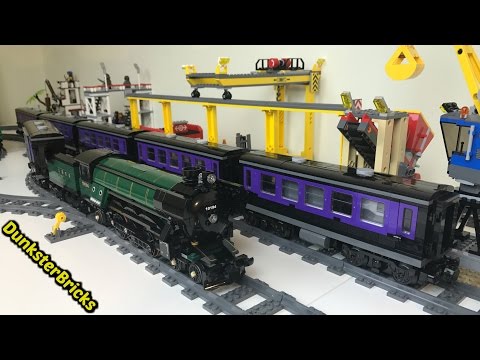 LEGO Emerald Night and Alternate Power Functions Setup using MOC Carriage! Set 10194