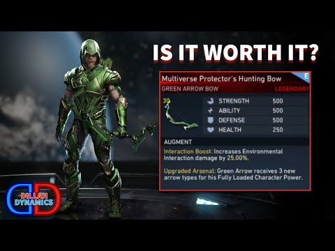 I Got My First LEGENDARY Gear! Is Green Arrow's Worth The Grind?