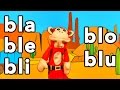 Silabas bla ble bli blo blu - El Mono Sílabo - Videos Infantiles - Educación para Niños #