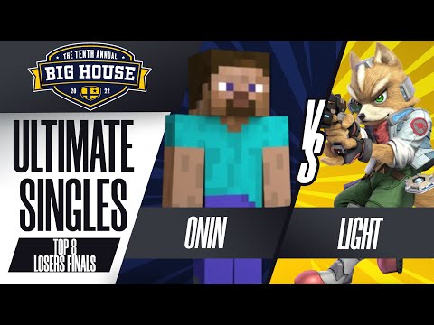 Onin vs Light - Ultimate Singles Top 8: Losers Finals - TBH10 | Steve vs Fox