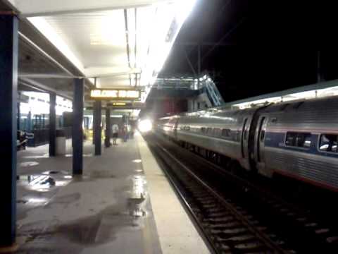 Amtrak train 67 at Rout 128 MA