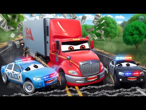 Thief Money Truck Pursuit: Police Cars in Action-Packed Chase | Cars Robbery & Rages Compilation