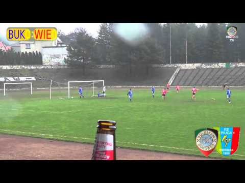 19 kolejka olkuskiej A klasy MGHKS "Bolesław" Bukowno vs Pilica Wierbka bramka na 0-1