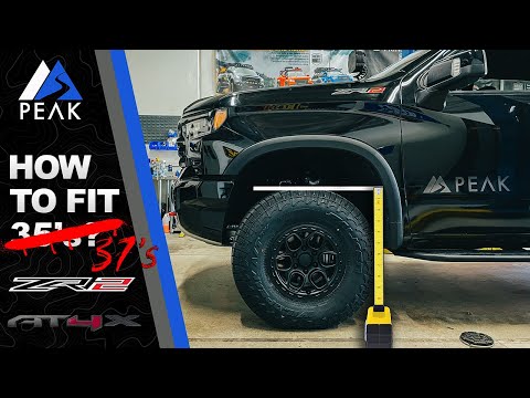 How to fit 37s?! on a Silverado ZR2/Sierra AT4X!