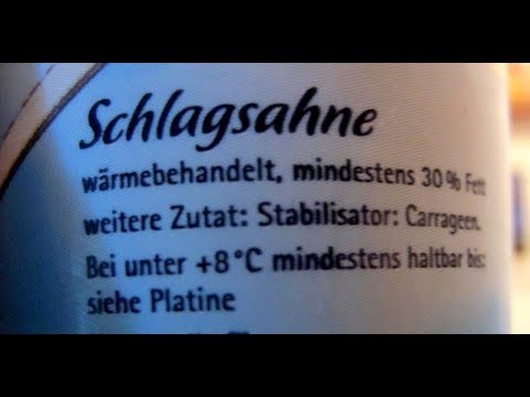 Carrageen E407 : Krankmacher in Milchprodukten und Babynahrung