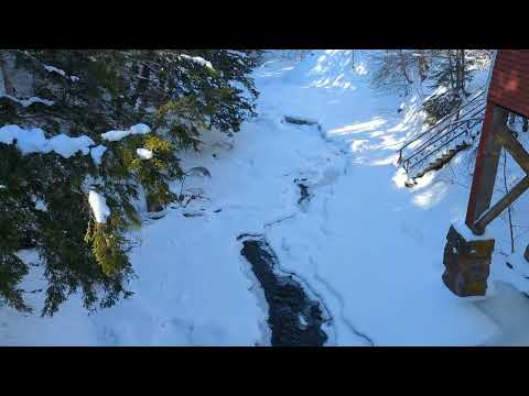 Balmoral Grist Mill on a cold winters day