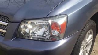 2006 Toyota Highlander Hybrid Left Front marker bulb DIY replacement