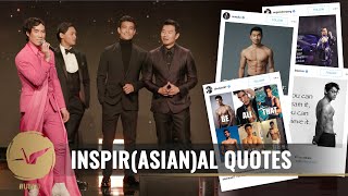 Simu Liu, Josh Dela Cruz, Alex Landi & Eugene Lee Yang Drop Thirst Trap Quotes video