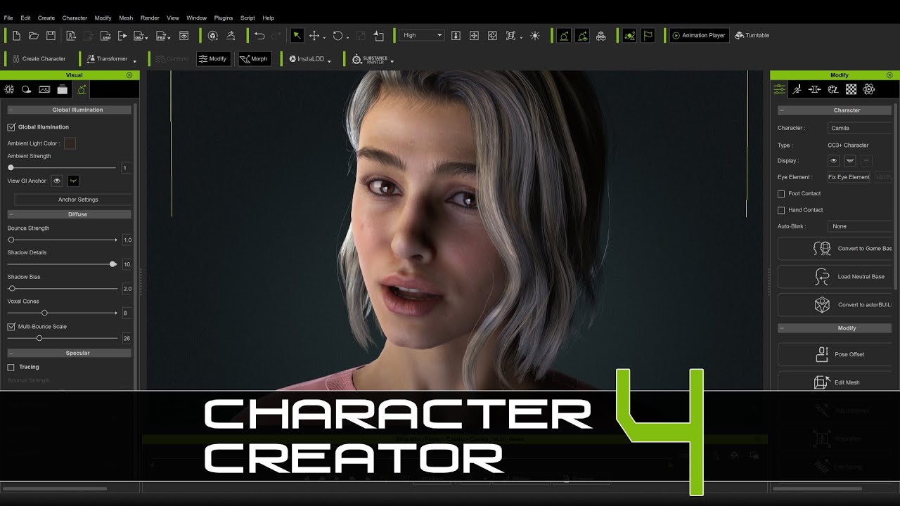 Character Creator 4 -- Easy and Powerful Game Character Creation Software