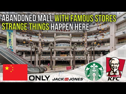 Found KFC & STARBUCKS in an abandoned DEAD MALL where STRANGE THINGS happen!