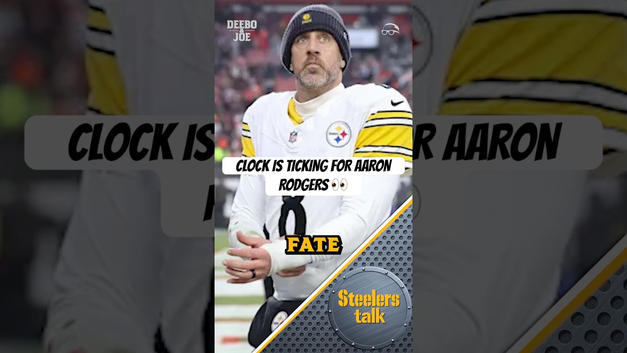 The clock is ticking on Aaron Rodgers letting the Steelers know about his future 👀 #DeeboAndJoe