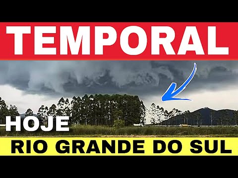 🚨TEMPORAL no RIO GRANDE DO SUL nesta segunda-feira 08/12/25 