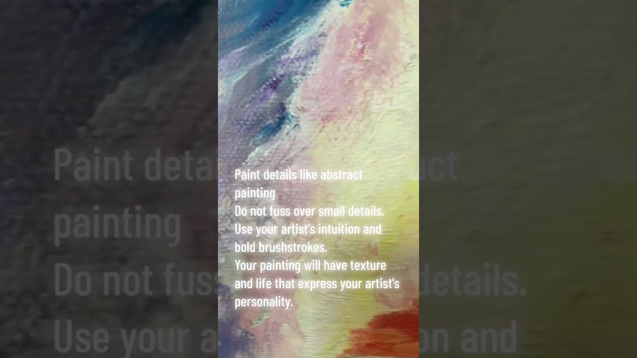 How to make your painting look realistically lively #art #seascapepainting #learnart