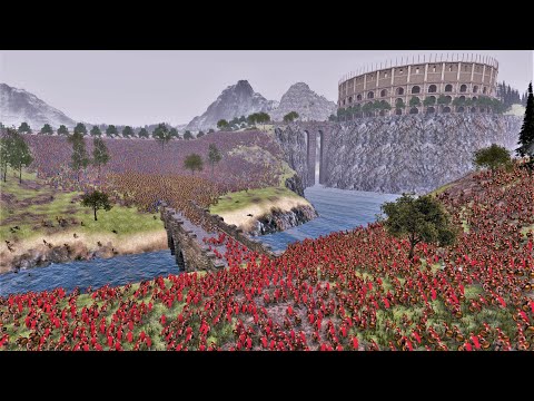 Mighty Spartan Army Invade Rome Defended by Romans Backed by Golden Knight - UEBS | Battle Simulator