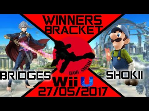 Bair Smash 13 Winners Round 1 - Bridges (Corrin, Ganondorf) Vs. BS | Shokii (Luigi) - Smash Wii U