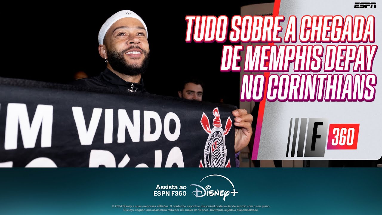 TUDO SOBRE A CHEGADA DE MEMPHIS DEPAY NO CORINTHIANS! F360 mostra como foi o desembarque do astro