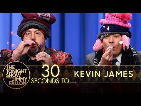 "30 Seconds to…” with Kevin James | The Tonight Show Starring Jimmy Fallon