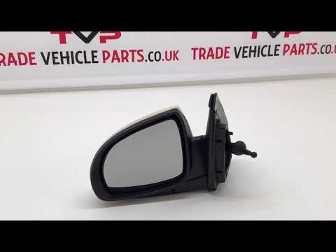 Fits Kia Picanto 2007-2011 Door Wing Mirror Manual Not Primed Passenger Side video