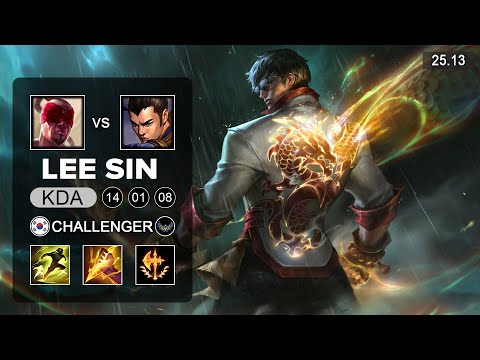 Lee Sin vs Olaf Jungle - KR Challenger - Patch 25.13 Season 15