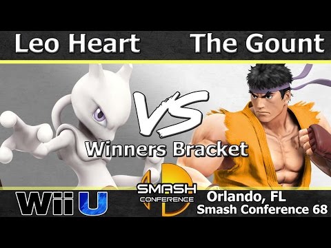 FBC Leo Heart (Mewtwo) vs. The Gount (Ryu) - Wii U Winner's Bracket - SC:68