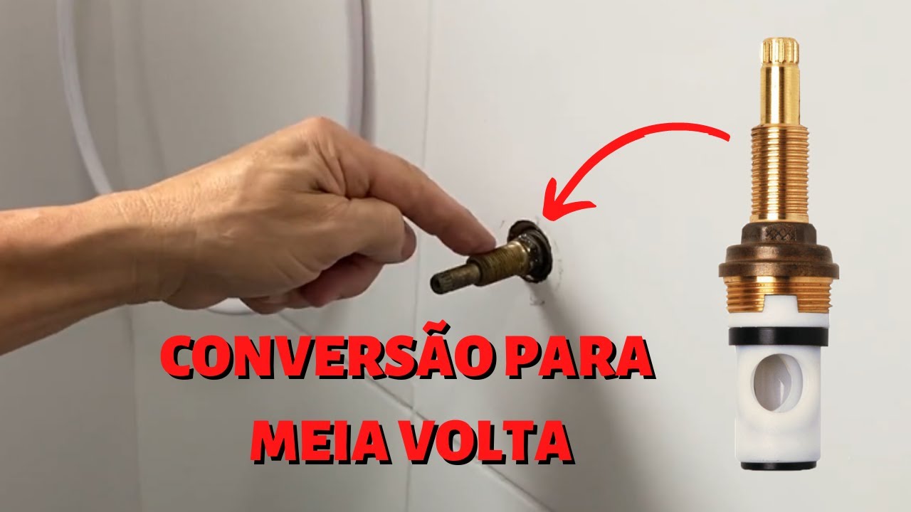 Conversão Registro de Pressão Deca para Meia Volta (PASSO A PASSO)