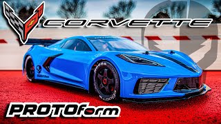 PROTOform karosérie 1:7 Chevrolet Corvette C8 (Arrma Felony, Infraction)