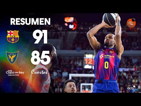 Barça - UCAM Murcia (91-85) RESUMEN | Copa del Rey Valencia 2026
