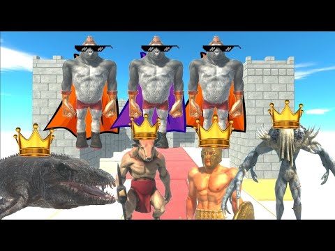 SUPER WOLVERILLA BROTHERS  VS KING  SCOURGE + ACHILLES + MINOTAUR + MOSASAURUS - ARBS