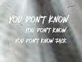 Austin collins music - You Don't Know Jack (Official Lyric Video)