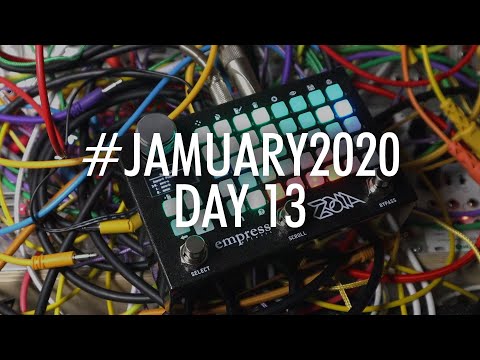 I kind of cheated ... self playing ZOIA patches (Empress Effects) // #JAMUARY2020 DAY 13